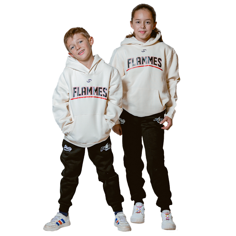 Hoodie Authentique Blanc 24/25 - Enfant Unisexe